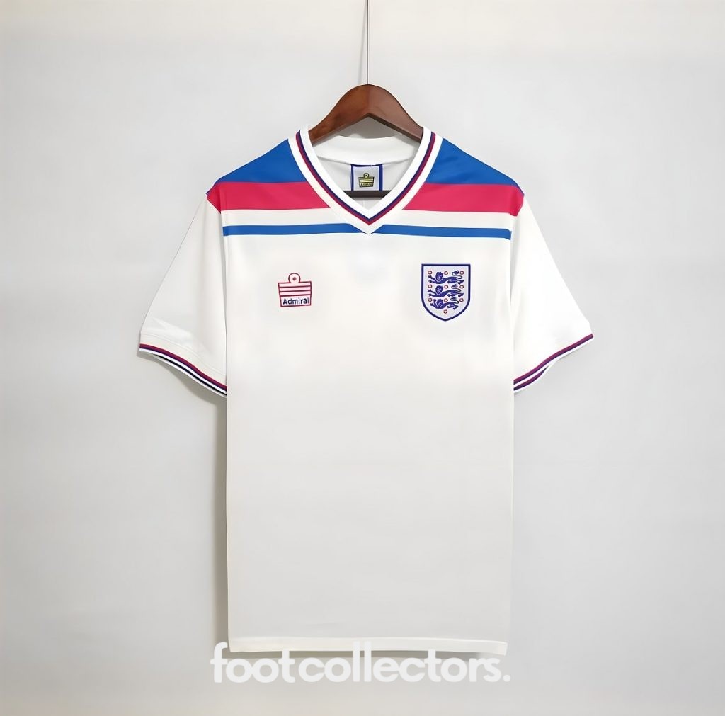 MAILLOT RETRO VINTAGE ANGLETERRE HOME 1980