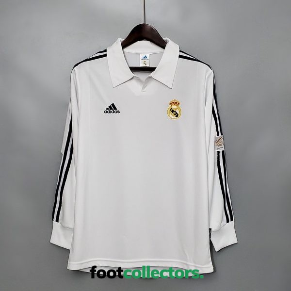 MAILLOT RETRO REAL MADRID 2002-03 MANCHES LONGUES (1)