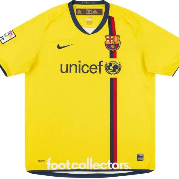 MAILLOT RETRO VINTAGE FC BARCELONE AWAY 2008-09