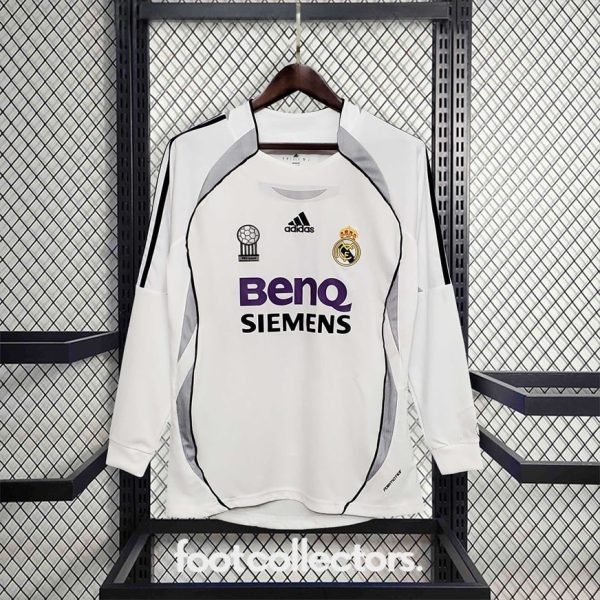 Maillot Real Madrid Domicile 1996-1997 Manches Longues