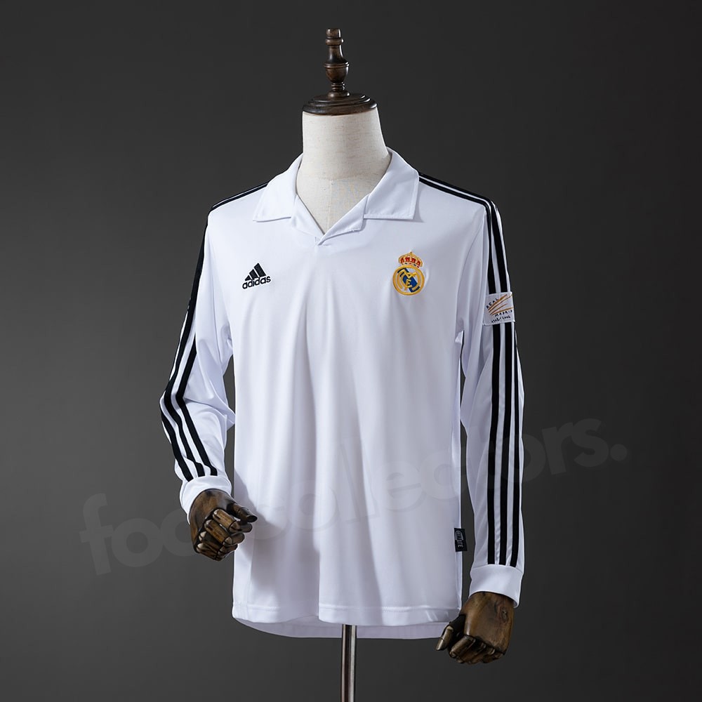 Maillot Real Madrid Domicile 2002-2003 Manches longues
