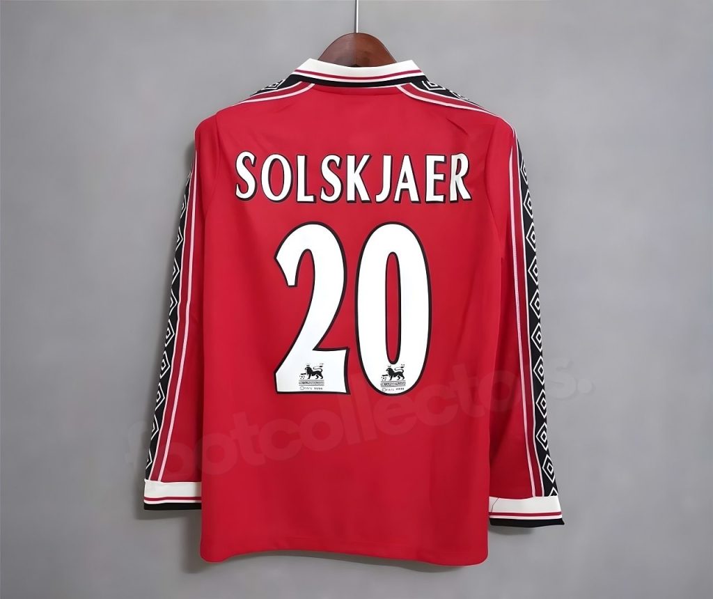 MAILLOT RETRO MANCHESTER UNITED SOLSKJAER 1998-99