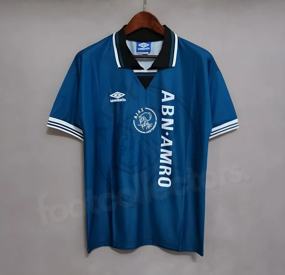 MAILLOT RETRO VINTAGE AJAX AWAY KLUIVERT 1995-1996 (2)