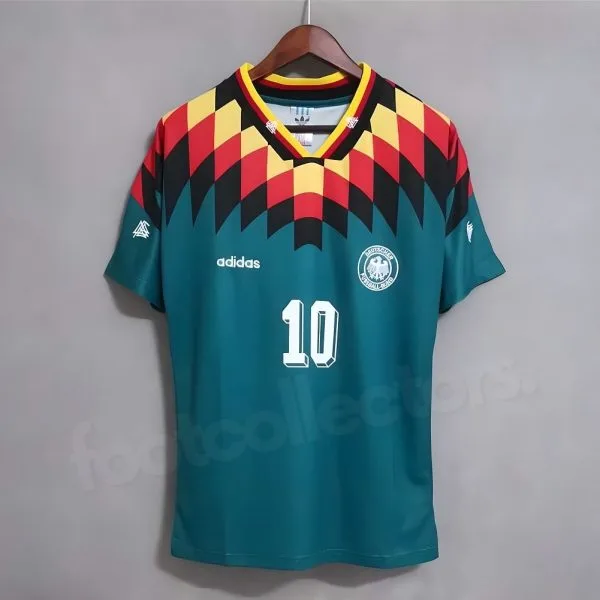 Maillot Allemagne Exterieur 1994 Matthaus Coupe du Monde