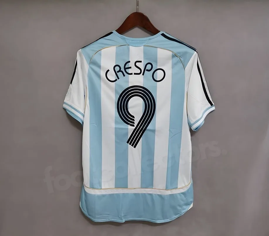 MAILLOT RETRO VINTAGE ARGENTINE CRESPO 2006 (1)