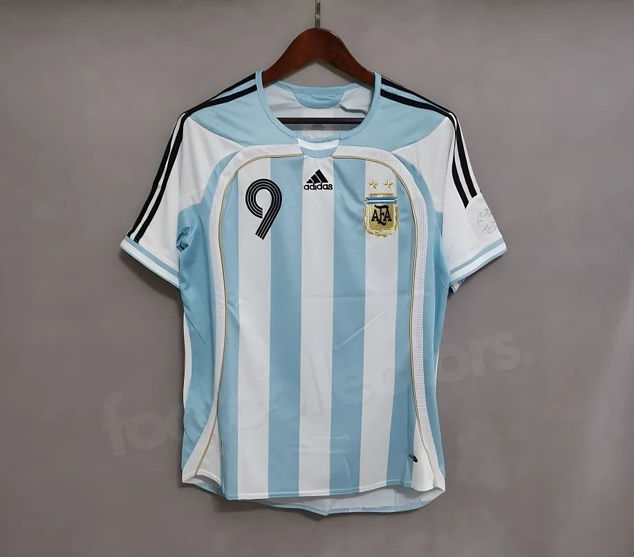 MAILLOT RETRO VINTAGE ARGENTINE CRESPO 2006 (2)