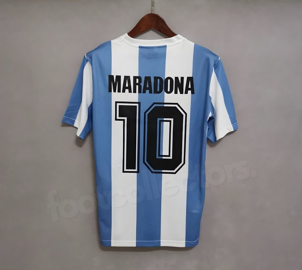MAILLOT RETRO VINTAGE ARGENTINE MARADONA 1985