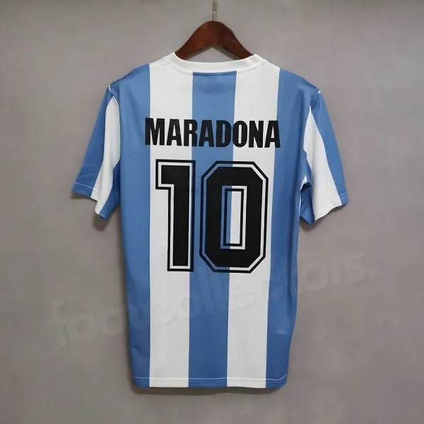 MAILLOT RETRO VINTAGE ARGENTINE MARADONA 1985