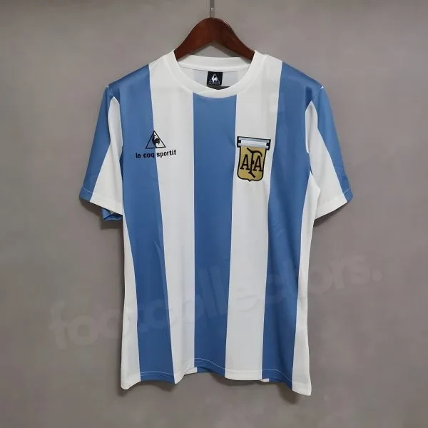 MAILLOT RETRO VINTAGE ARGENTINE MARADONA 1985