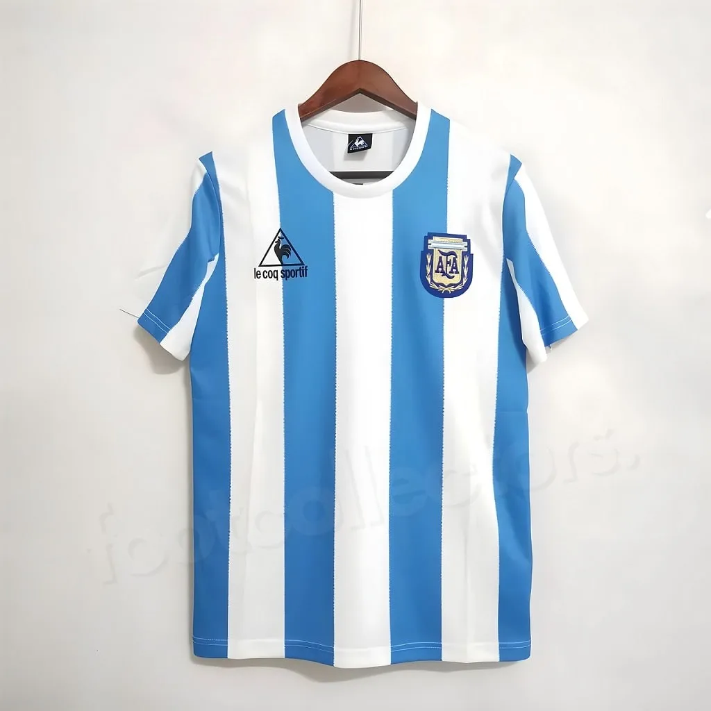 MAILLOT RETRO VINTAGE ARGENTINE MARADONA 1986 (2)