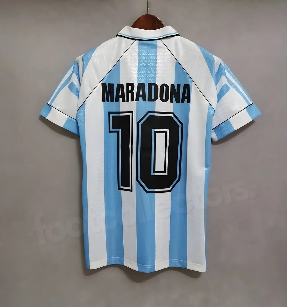 MAILLOT RETRO VINTAGE ARGENTINE MARADONA 1994 (1)