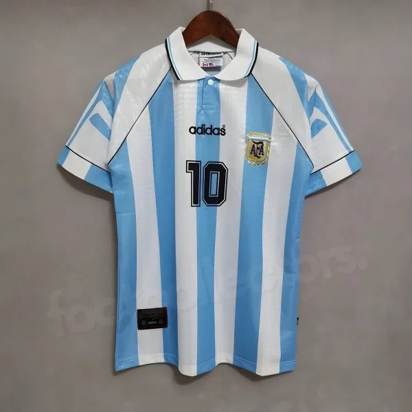RETRO VINTAGE ARGENTINA MARADONA JERSEY 1994
