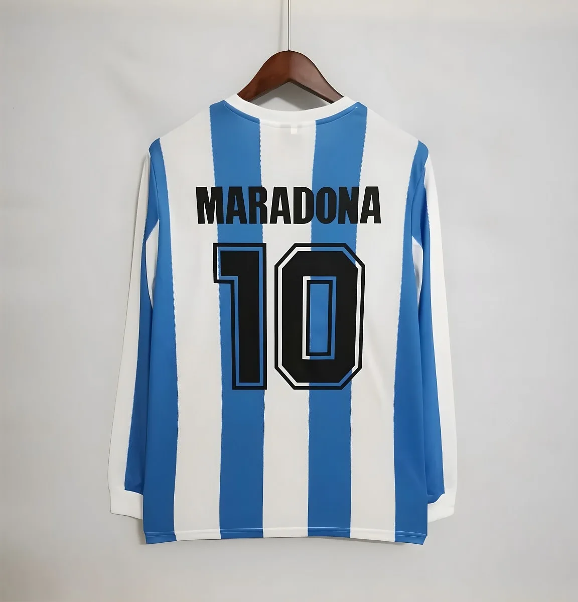 RETRO VINTAGE ARGENTINA MARADONA JERSEY 86 (1)