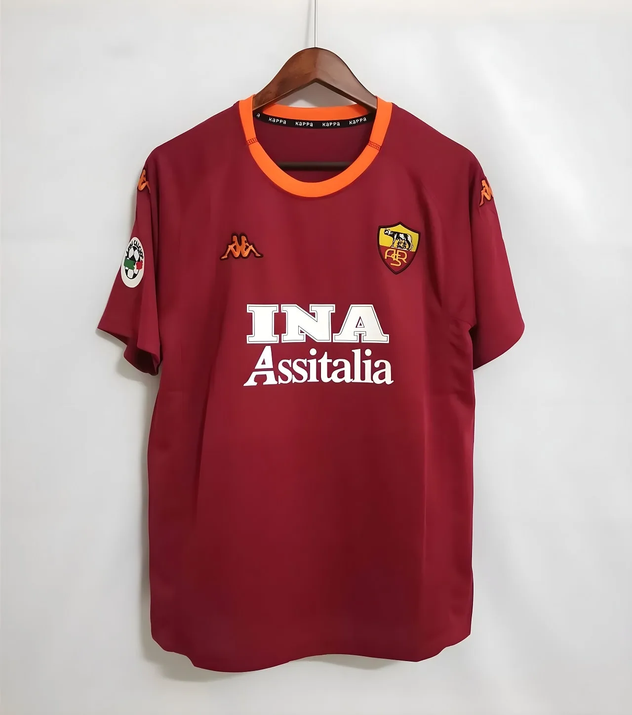 AS ROMA BATISTUTA RETRO VINTAGE JERSEY 2000-01 (1)