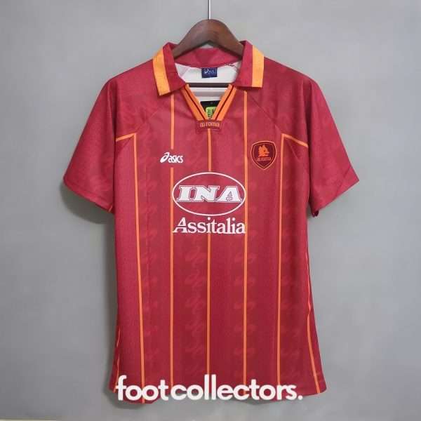 MAILLOT RETRO VINTAGE AS ROMA HOME 1996-97