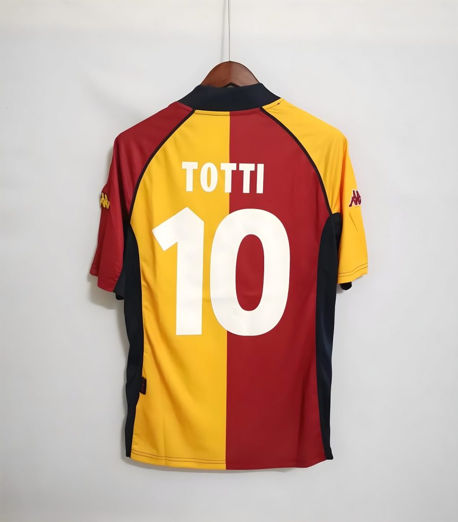 MAILLOT RETRO VINTAGE AS ROMA TOTTI 2001-2002