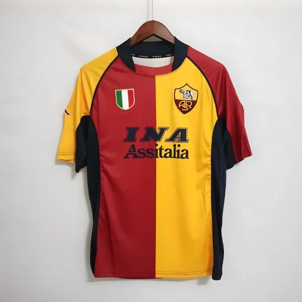 MAILLOT RETRO VINTAGE AS ROMA TOTTI 2001-2002