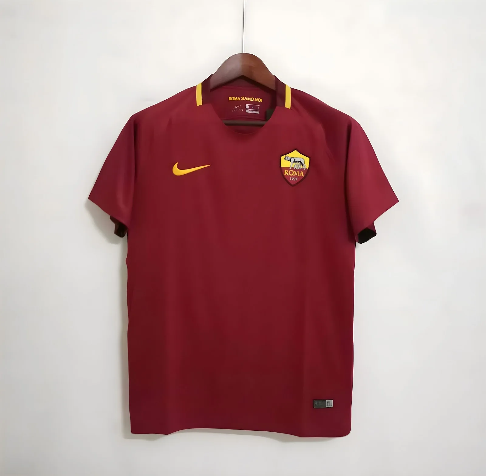 ALS ROMA TOTTI RETRO VINTAGE JERSEY 2017-18 (2)