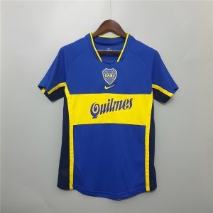 MAILLOT RETRO VINTAGE BOCA JUNIOR HOME 2001 (1)