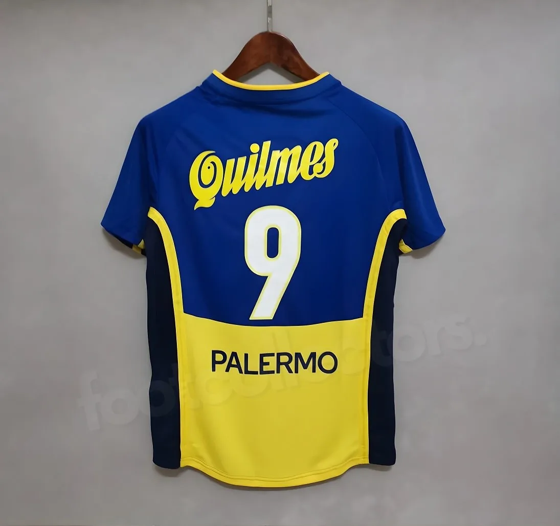 MAILLOT RETRO VINTAGE BOCA JUNIOR PALERMO 2001 (1)