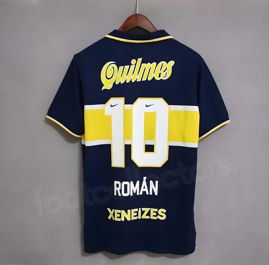 MAILLOT RETRO VINTAGE BOCA JUNIOR RIQUELME 199697