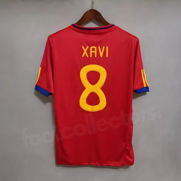 Maillot Espagne Domicile 2010-2011 Xavi