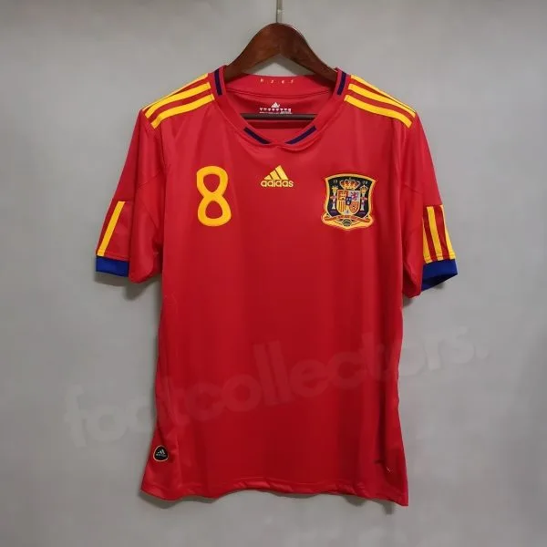 Maillot Espagne Domicile 2010-2011 Xavi
