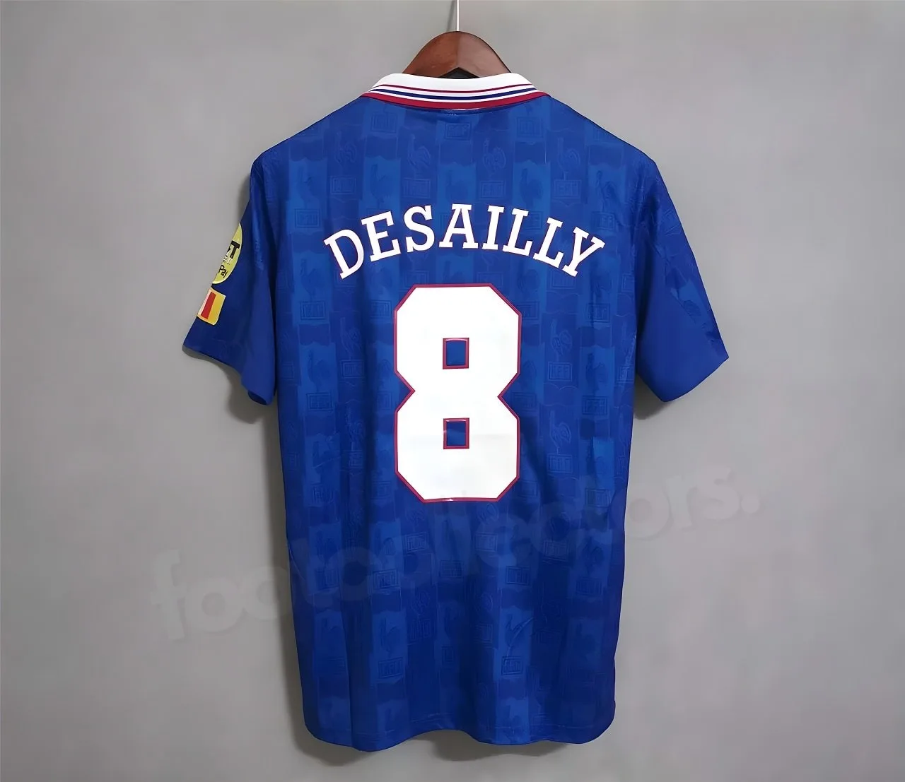 MAILLOT RETRO VINTAGE FRANCE DESAILLY 1996 (1)
