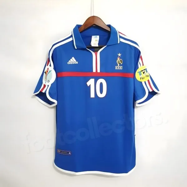 Maillot Equipe de France Domicile 2000 Trezeguet