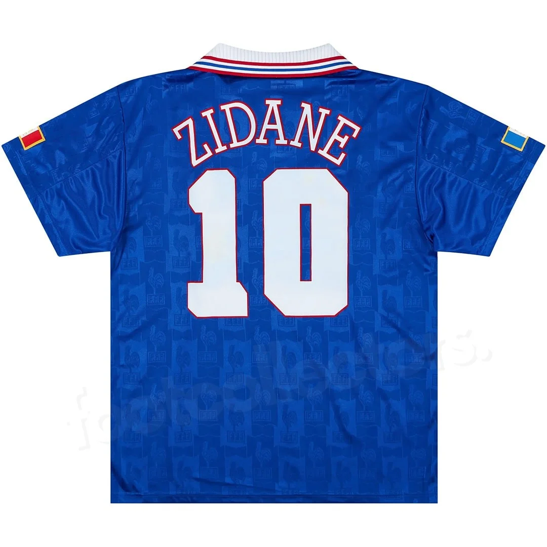 MAILLOT RETRO VINTAGE FRANCE ZIDANE 1996 (1)