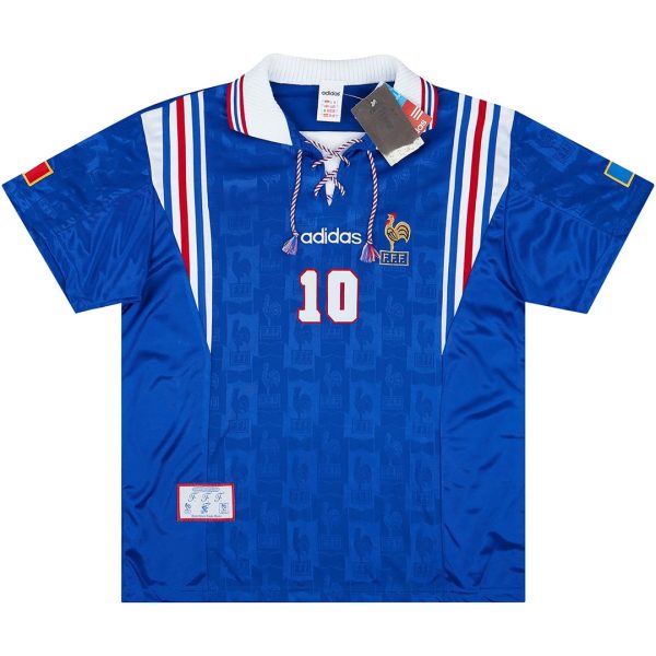 MAILLOT RETRO VINTAGE FRANCE ZIDANE 1996 (2)