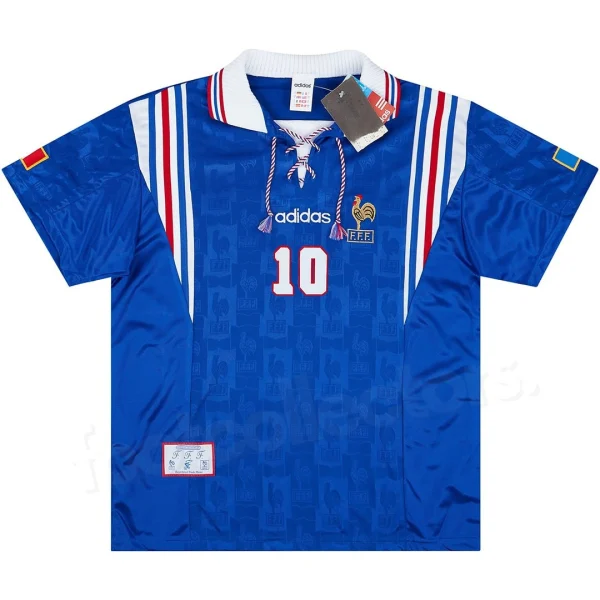 Maillot Equipe de France Domicile 1996 Zidane