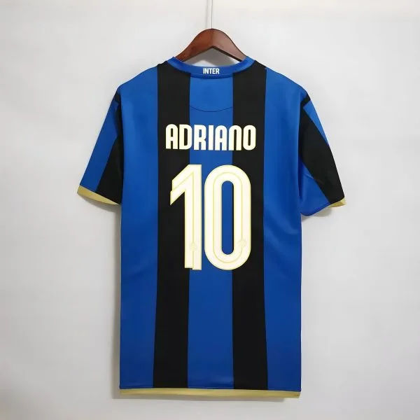 Maillot Inter Milan Domicile 2008-2009 Adriano