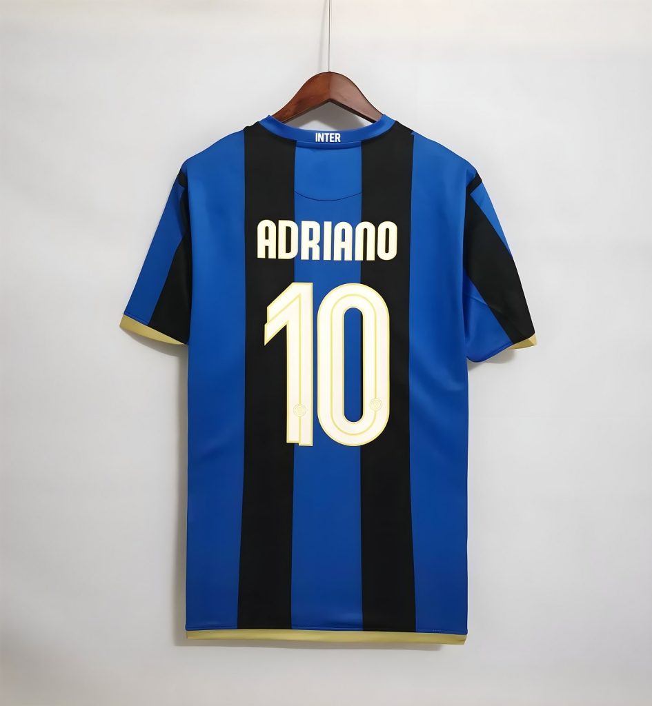 Maillot Inter Milan Adriano 2008-2009