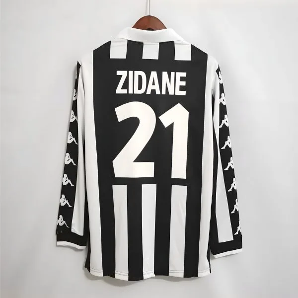 Maillot Juventus Domicile 1999-2000 Zidane Manches Longues