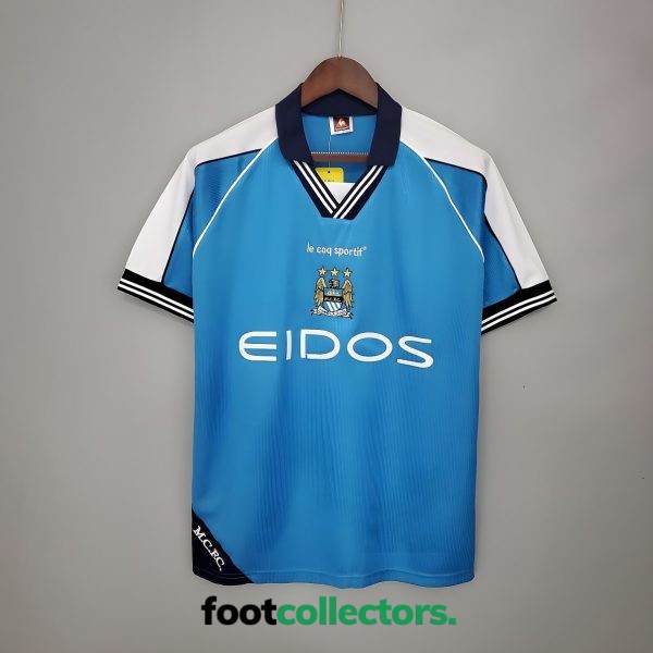 MAILLOT RETRO VINTAGE MANCHESTER CITY HOME 1999-01 (1)