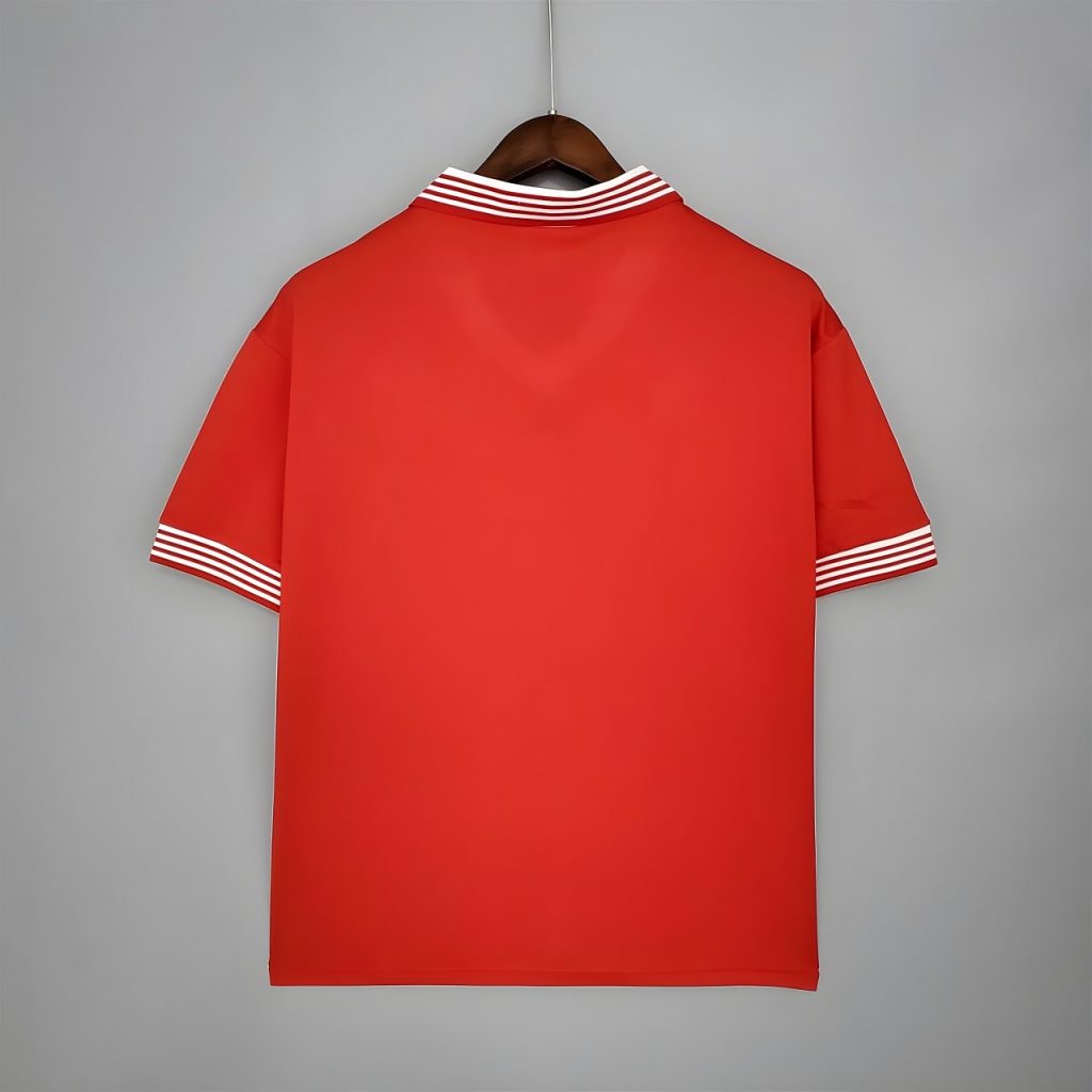 MAILLOT RETRO VINTAGE MANCHESTER UNITED HOME 1977