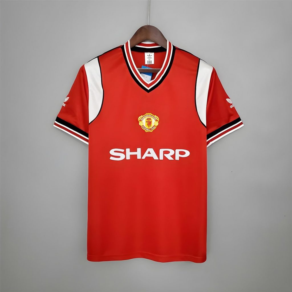 MAILLOT RETRO VINTAGE MANCHESTER UNITED HOME 1985-86