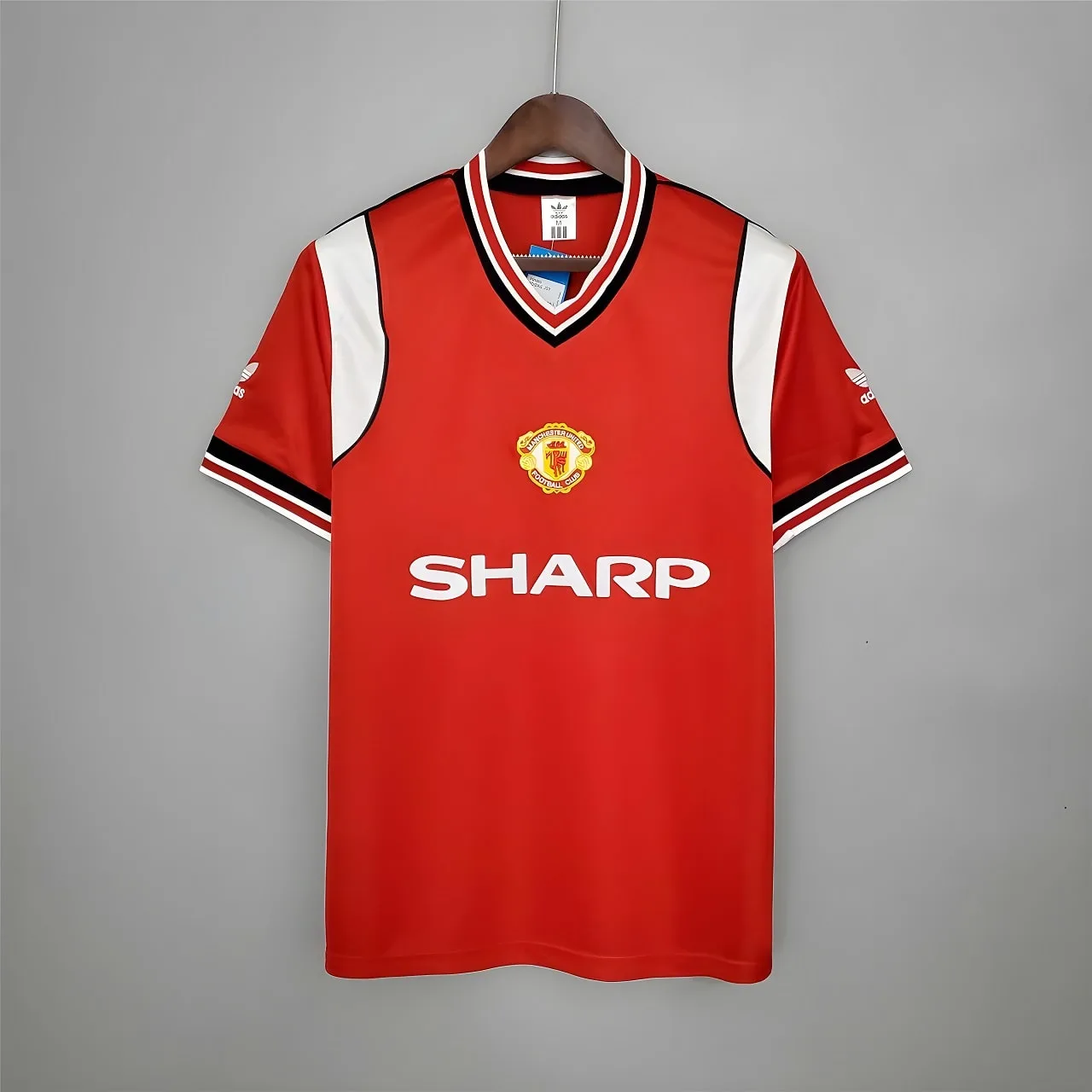 MAILLOT RETRO VINTAGE MANCHESTER UNITED HOME 1985-86 (1)