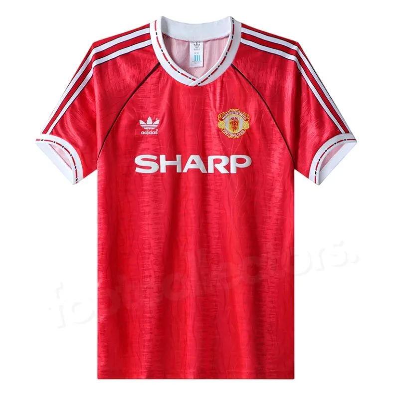 MAILLOT RETRO VINTAGE MANCHESTER UNITED HOME 1991-92 (1)