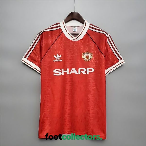 MAILLOT RETRO VINTAGE MANCHESTER UNITED HOME 1991-92