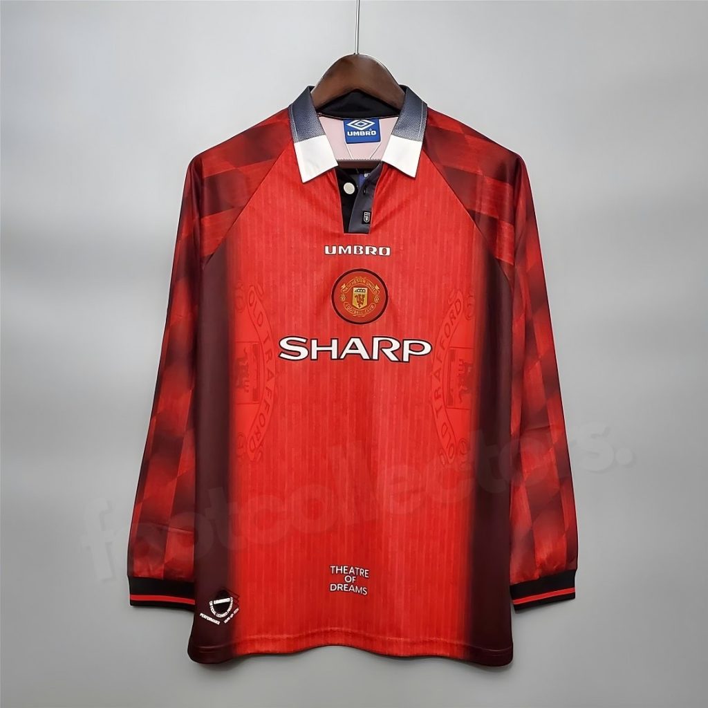 MAILLOT RETRO VINTAGE MANCHESTER UNITED HOME 1996-1997