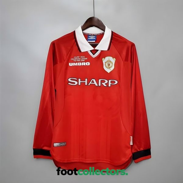 MAILLOT RETRO VINTAGE MANCHESTER UNITED HOME 1999-00 (1)