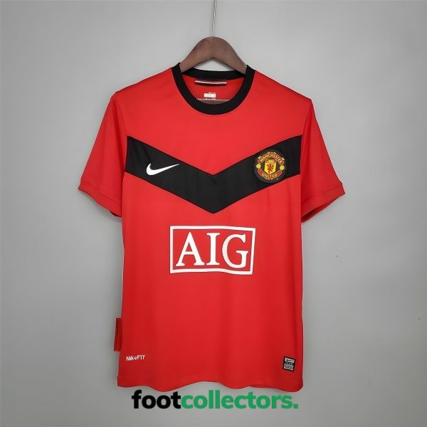 MAILLOT RETRO VINTAGE MANCHESTER UNITED HOME 2009-10