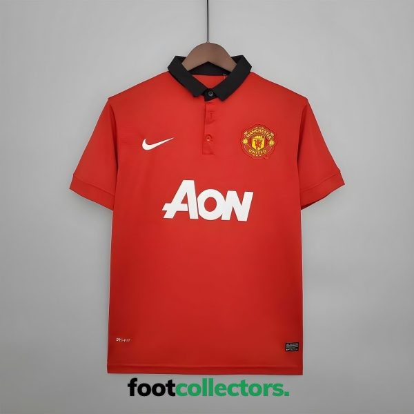MAILLOT RETRO VINTAGE MANCHESTER UNITED HOME 2013-14 (1)