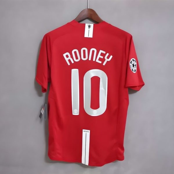 MAILLOT RETRO MANCHESTER UNITED ROONEY 2008 FINAL