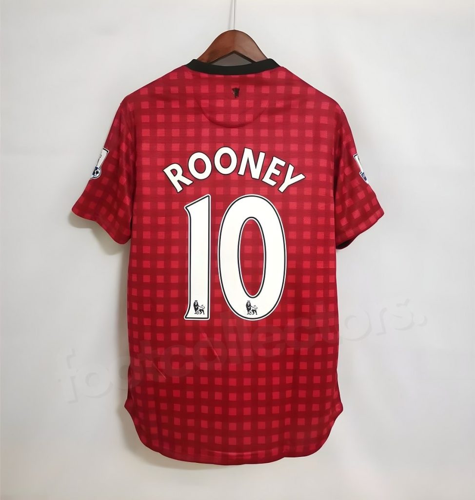 MAILLOT RETRO VINTAGE MANCHESTER UNITED ROONEY 2012-13