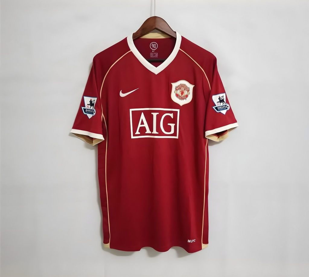 MAILLOT RETRO VINTAGE MANCHESTER UNITED SCOLES 2006-07