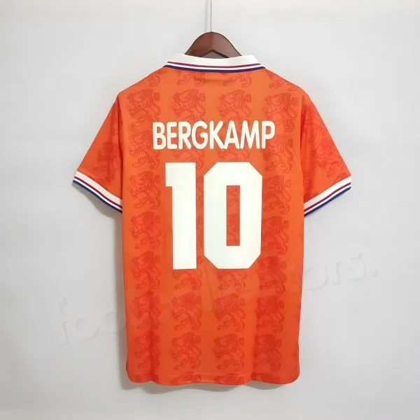 MAILLOT RETRO VINTAGE PAYS BAS BERGKAMP 1995