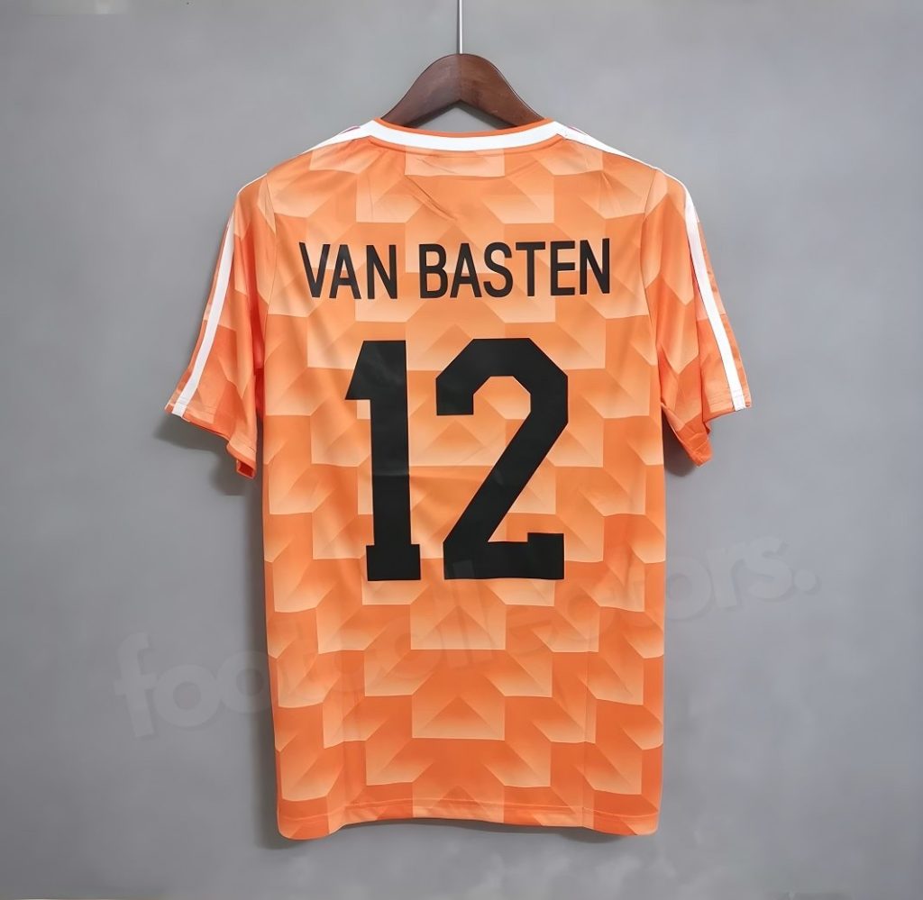 Maillot Vintage Pays-Bas 1982/83 – Adidas Domicile Orange, Taille M